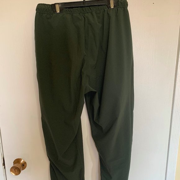 Under Armour, green track pants, small - Picture 2 of 3